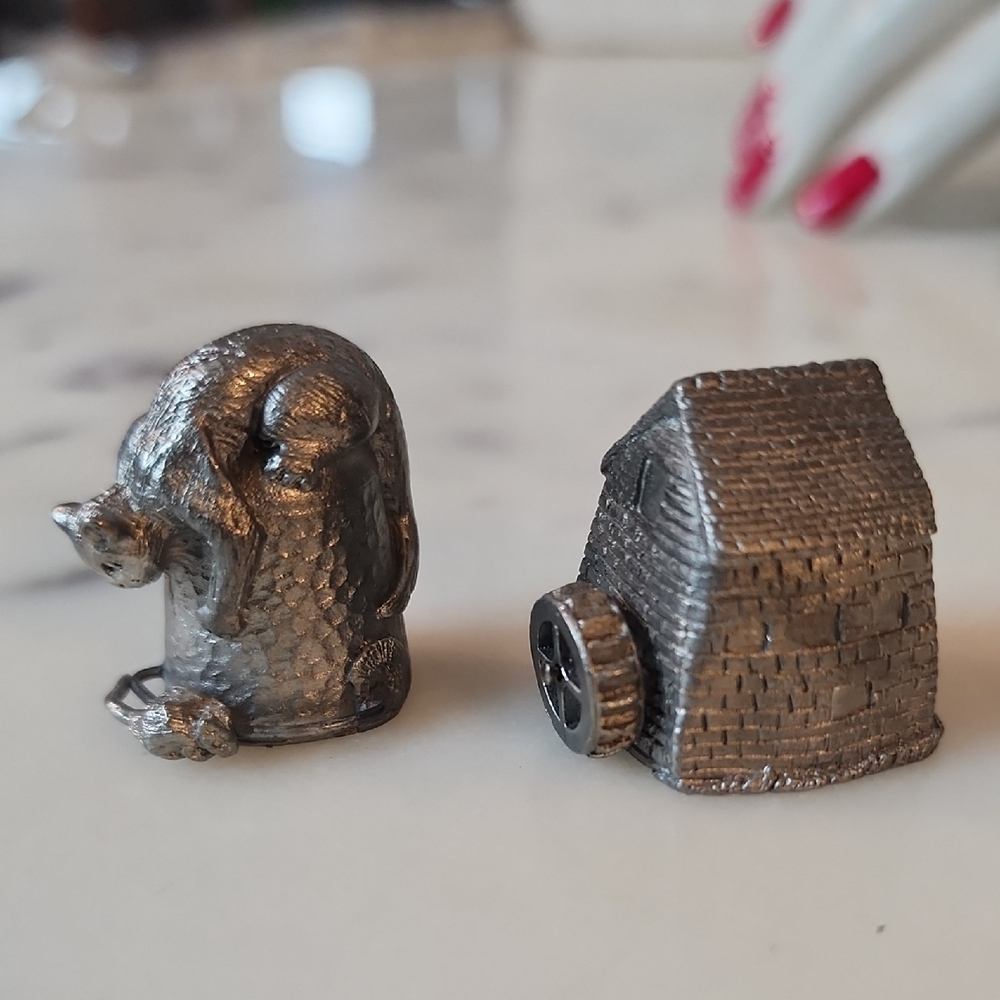 Pewter | Thumbles Made In England | Moving Parts | Vintage | Set 2